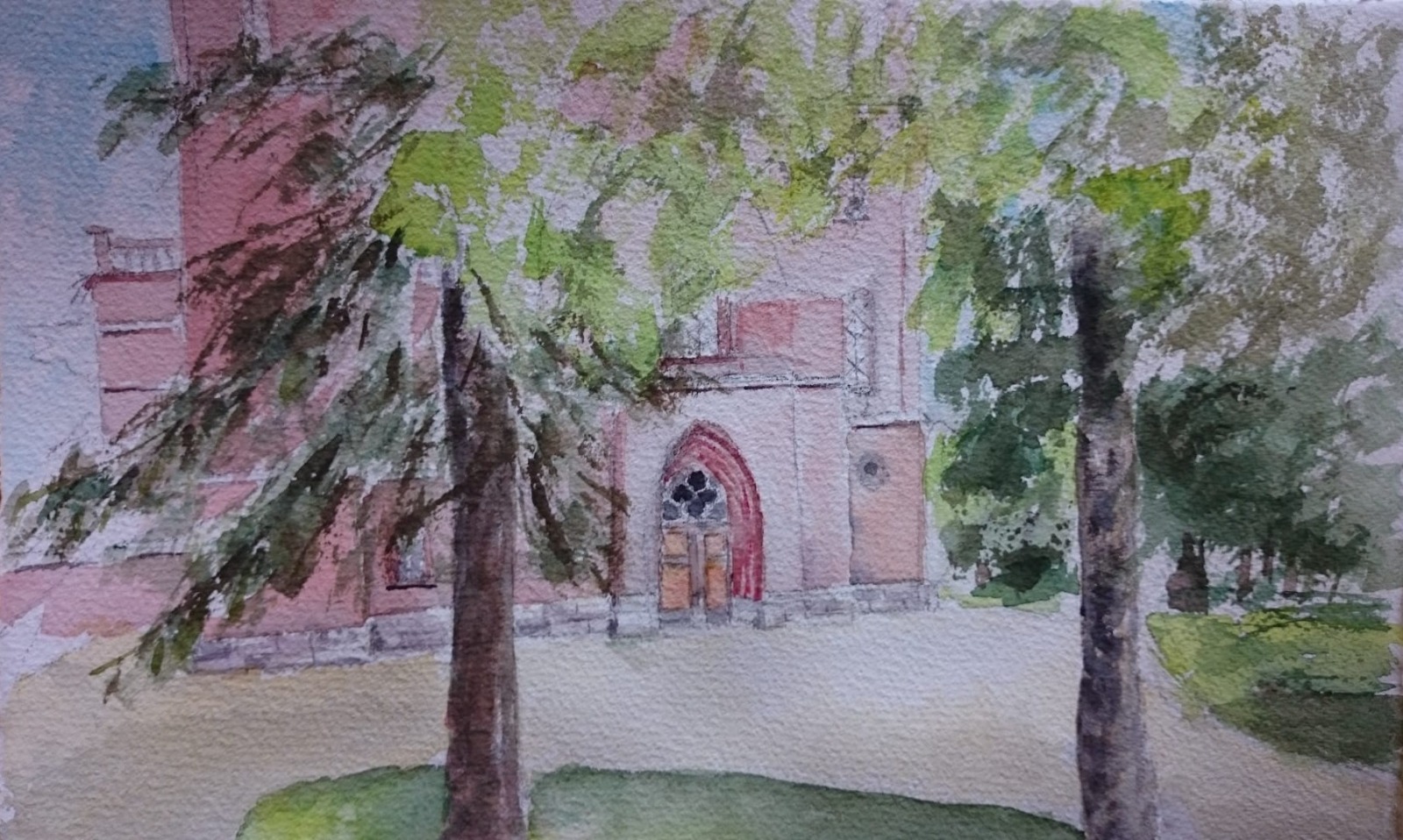 kuva taideteoksesta, jonka nimeltään Vaasan kirkko